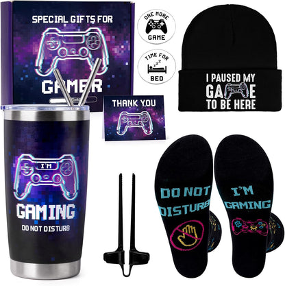 Gamer Gifts for Men Teens Boys, Cool Gaming Gifts Bulk Set for Game Lover, Gaming Mugs, Teen Boy Gift Gaming Stuff, Birthday, Fathers Day Gift for Gamers Men Girl Boyfriend Husband Teenage Idea