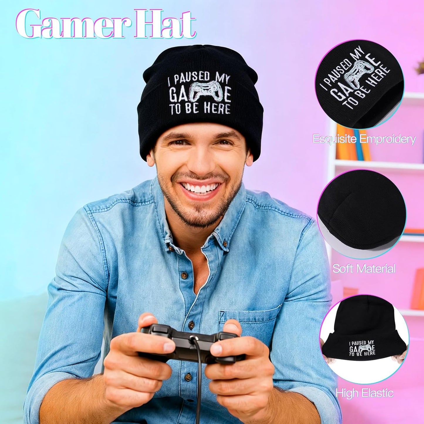 Gamer Gifts for Men Teens Boys, Cool Gaming Gifts Bulk Set for Game Lover, Gaming Mugs, Teen Boy Gift Gaming Stuff, Birthday, Fathers Day Gift for Gamers Men Girl Boyfriend Husband Teenage Idea